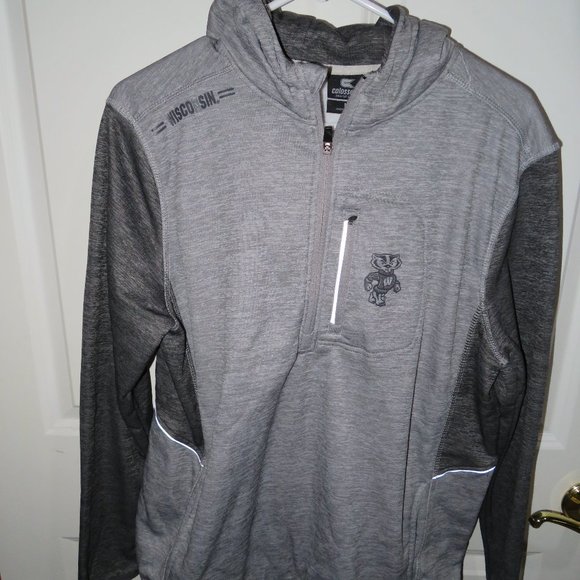 University of Wisconsin Colosseum Zip Up Jacket Medium M - Picture 1 of 5